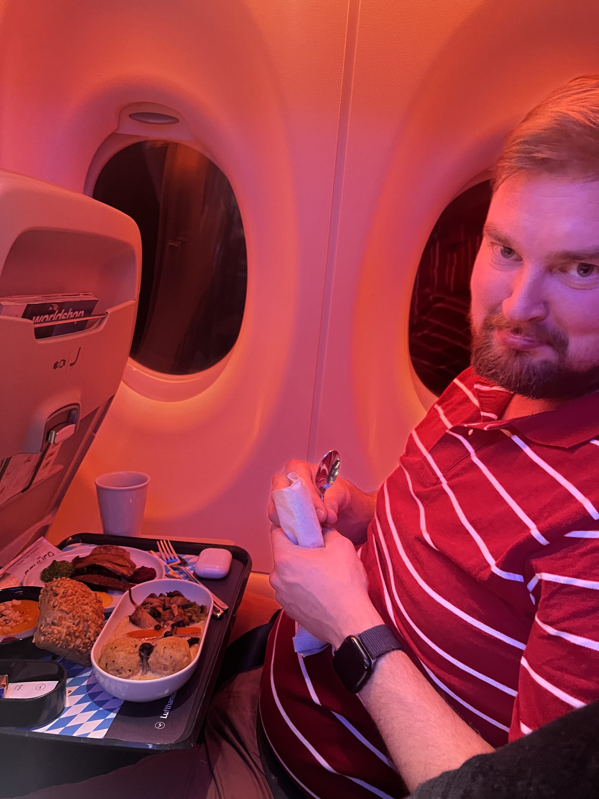 Lennolla oli jäljellä hyvää kasvisruokaa